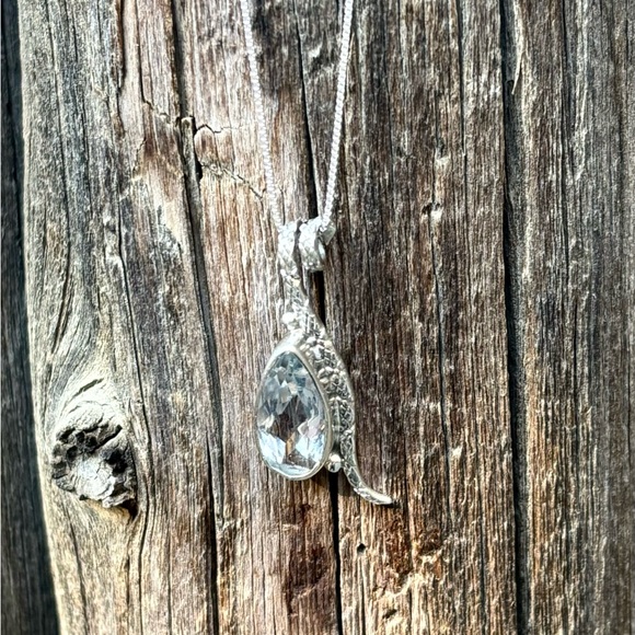 White Topaz Necklace - Picture 13 of 16